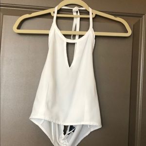 Kendall and Kylie white crop top